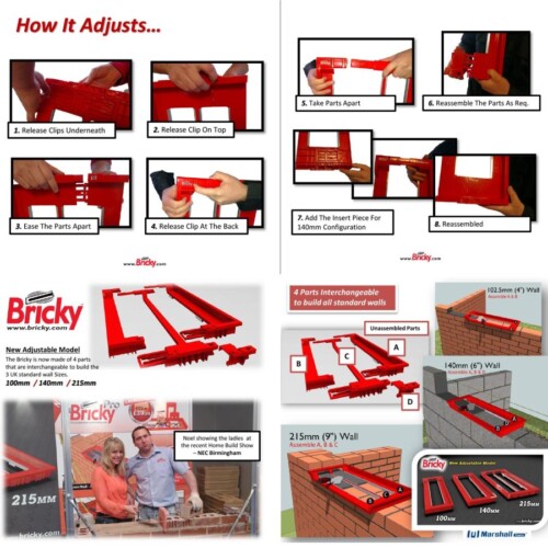 Assemble The Bricky® New Adjustable Model