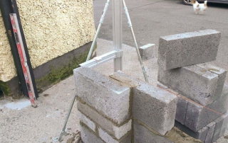 Wall Built Using Marshall Profiles