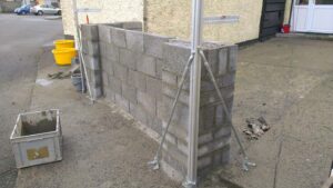 Wall Built Using Marshall Profiles