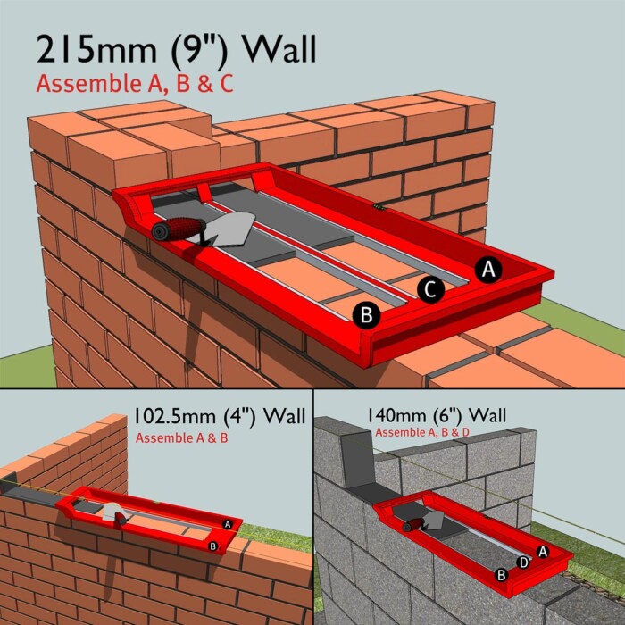Bricky® Wall Building Tool