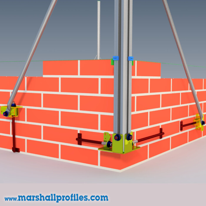 Clamping Rods for Brick Work examples
